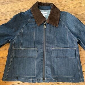 Steve Madden Dark Denim Jacket/Barn Coat
